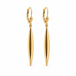 9ct Yellow Gold Long Drop Earrings - Aurum Jewels