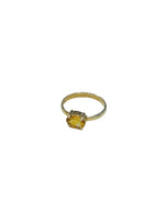 9ct Yellow Gold Oval Citrine Ring - Aurum Jewels