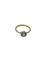 9ct Yellow Gold Oval Tanzanite Ring - Aurum Jewels