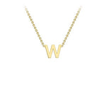 Yellow Gold Petite Initial Necklace