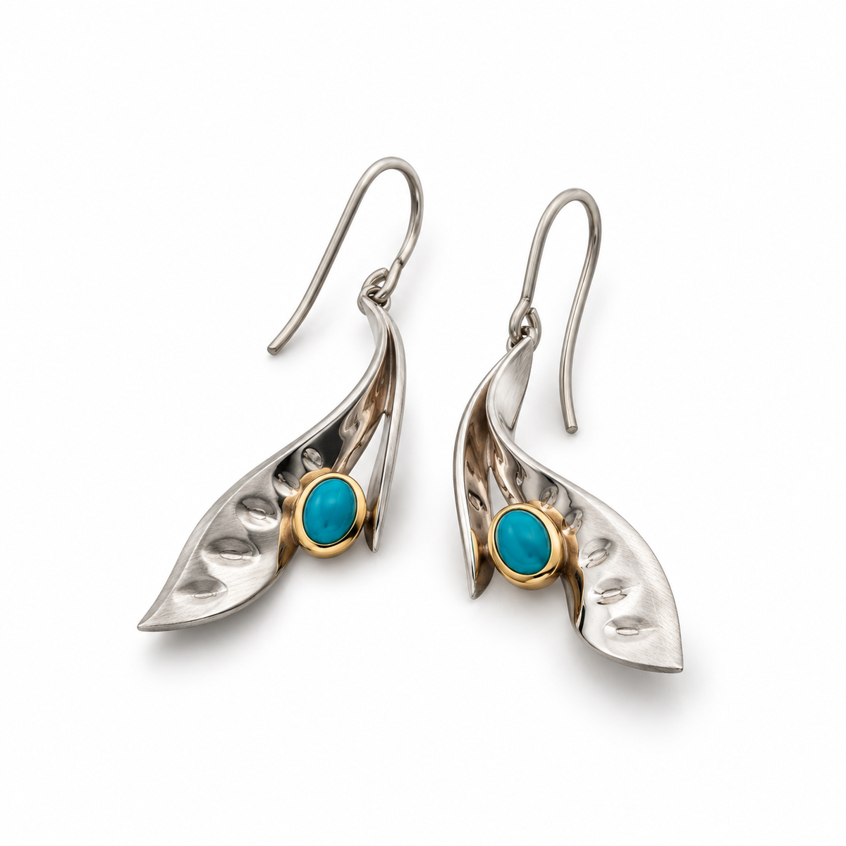 Daniel Bentley Capricorn Turquoise Earrings