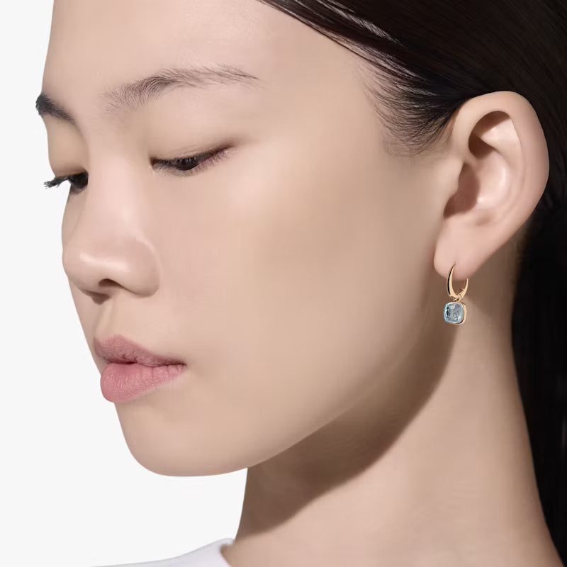 Pomellato Nudo Mini Earrings with Sky Blue Topaz