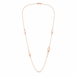 Aurum Jewels 9ct Rose Gold Curved Open Link Chain - Aurum Jewels