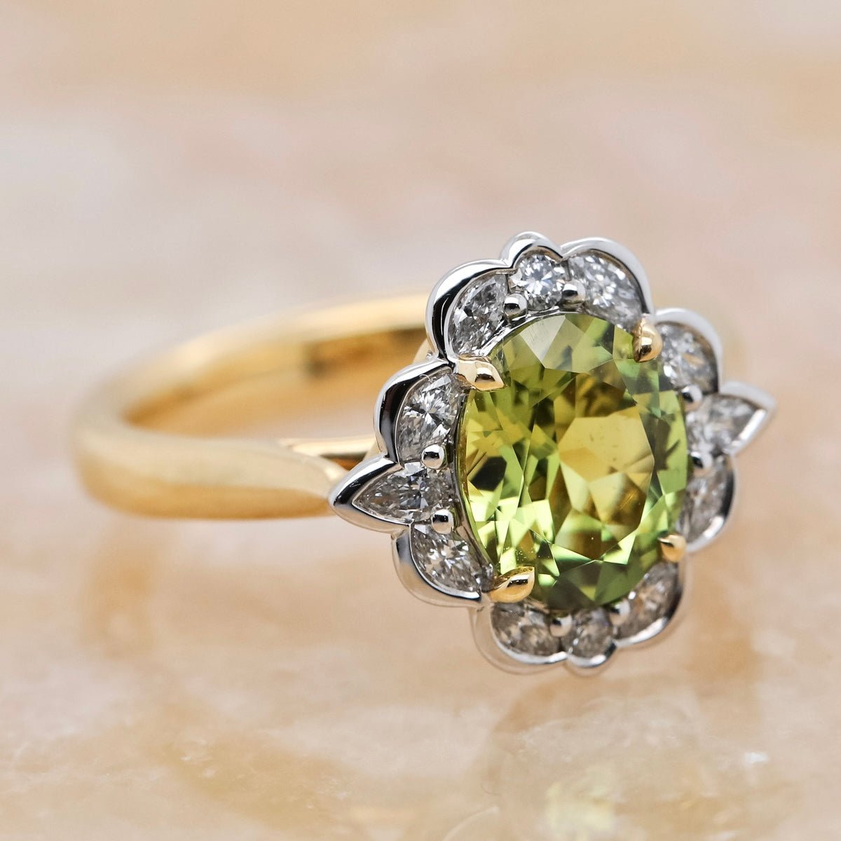 Australian Sapphire & Diamond Ring - Aurum Jewels