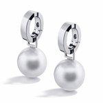 Autore Classic South Sea Pearl Hoop Earrings - Aurum Jewels