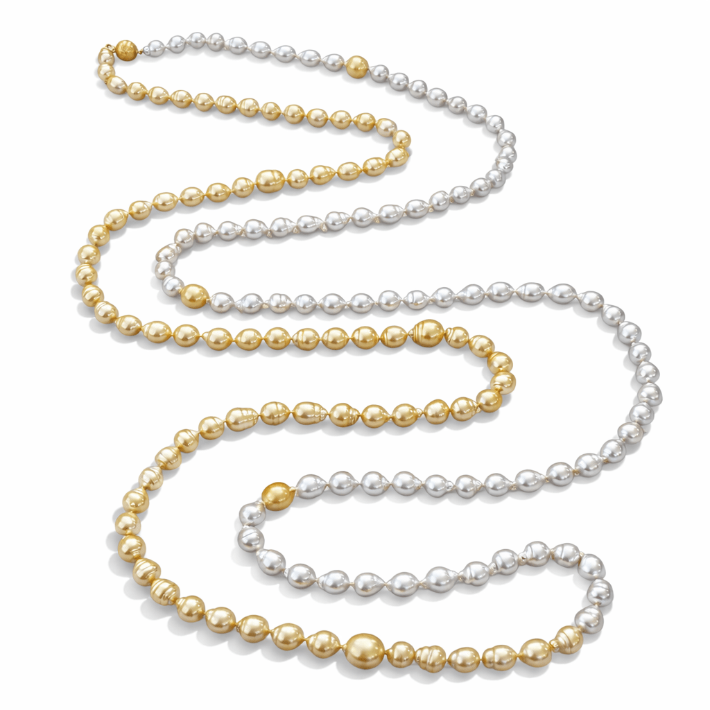 Autore Gold & White South Sea Pearl Strand - Aurum Jewels
