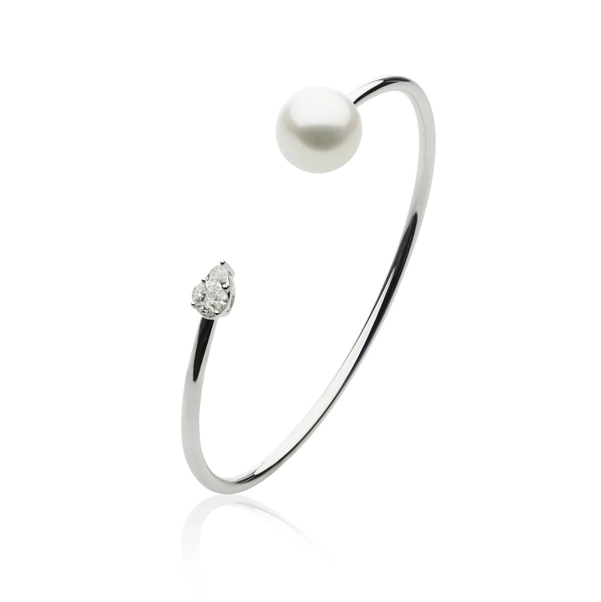 Autore South Sea Pearl & Diamond Bangle - Aurum Jewels