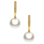 Autore South Sea Pearl & Diamond Earrings - Aurum Jewels