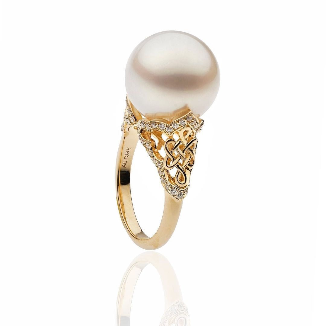 Autore South Sea Pearl & Diamond Ring - Aurum Jewels