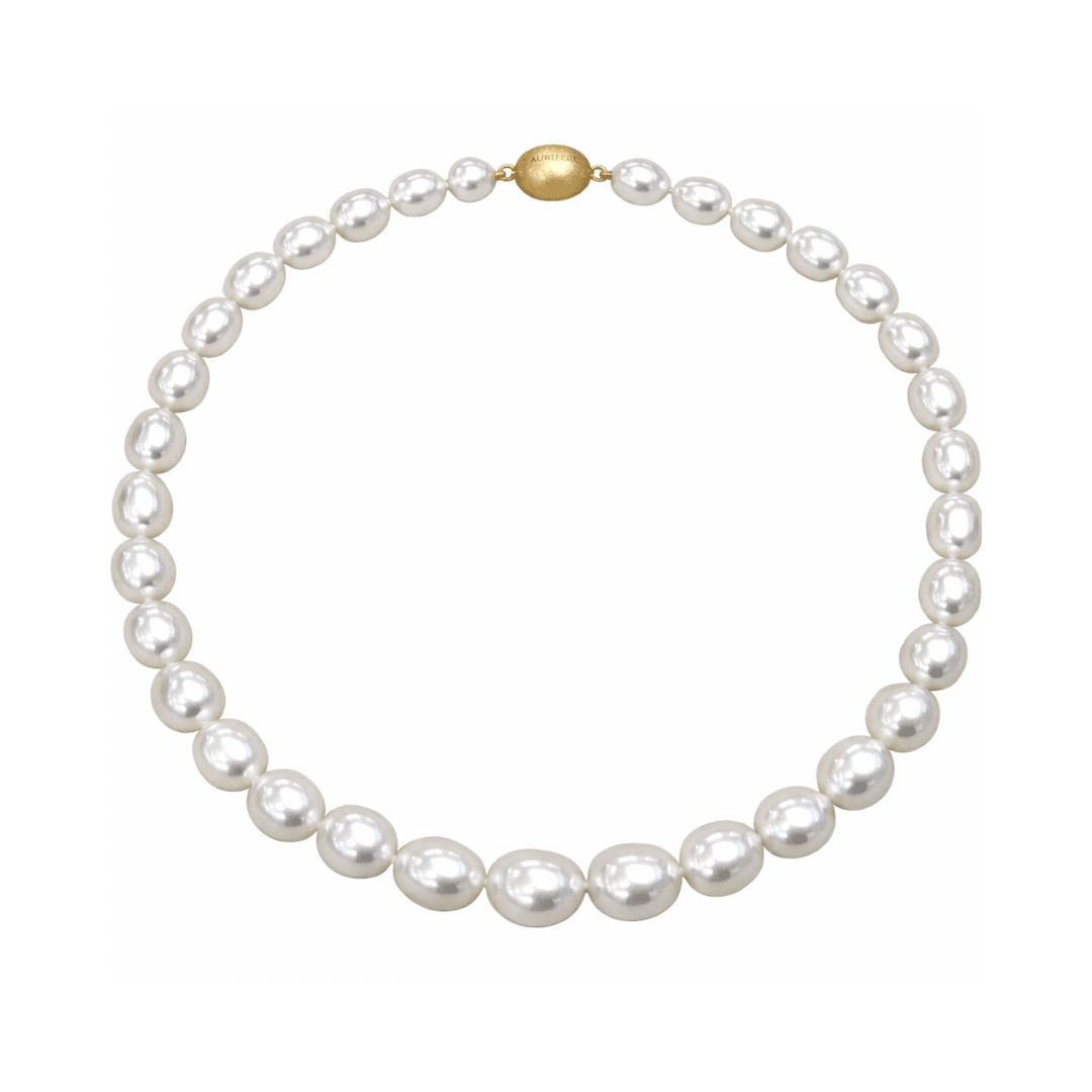 Autore South Sea Pearl Strand 9mm - 11mm Oval - Aurum Jewels