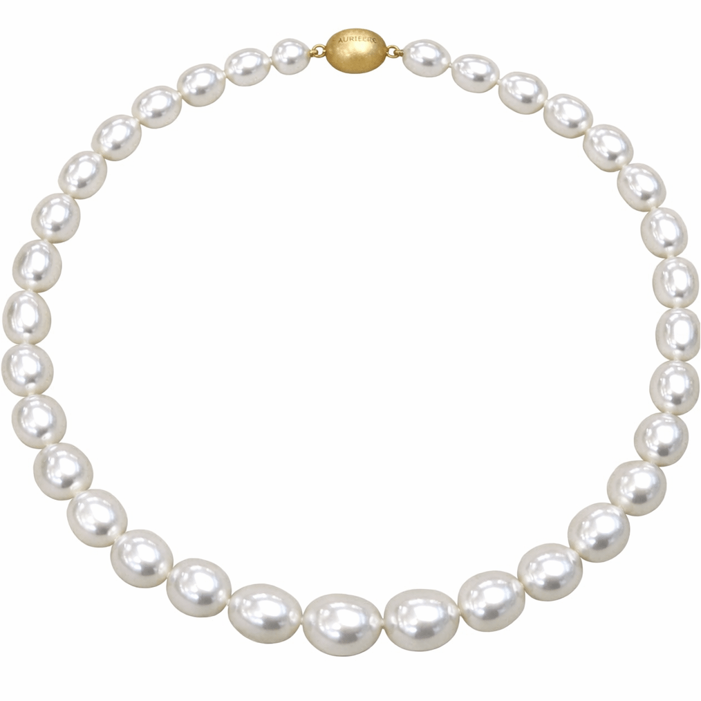 Autore South Sea Pearl Strand 9mm - 11mm Oval - Aurum Jewels