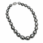 Baroque Black Tahitian Pearl Strand 12mm - 16mm - Aurum Jewels