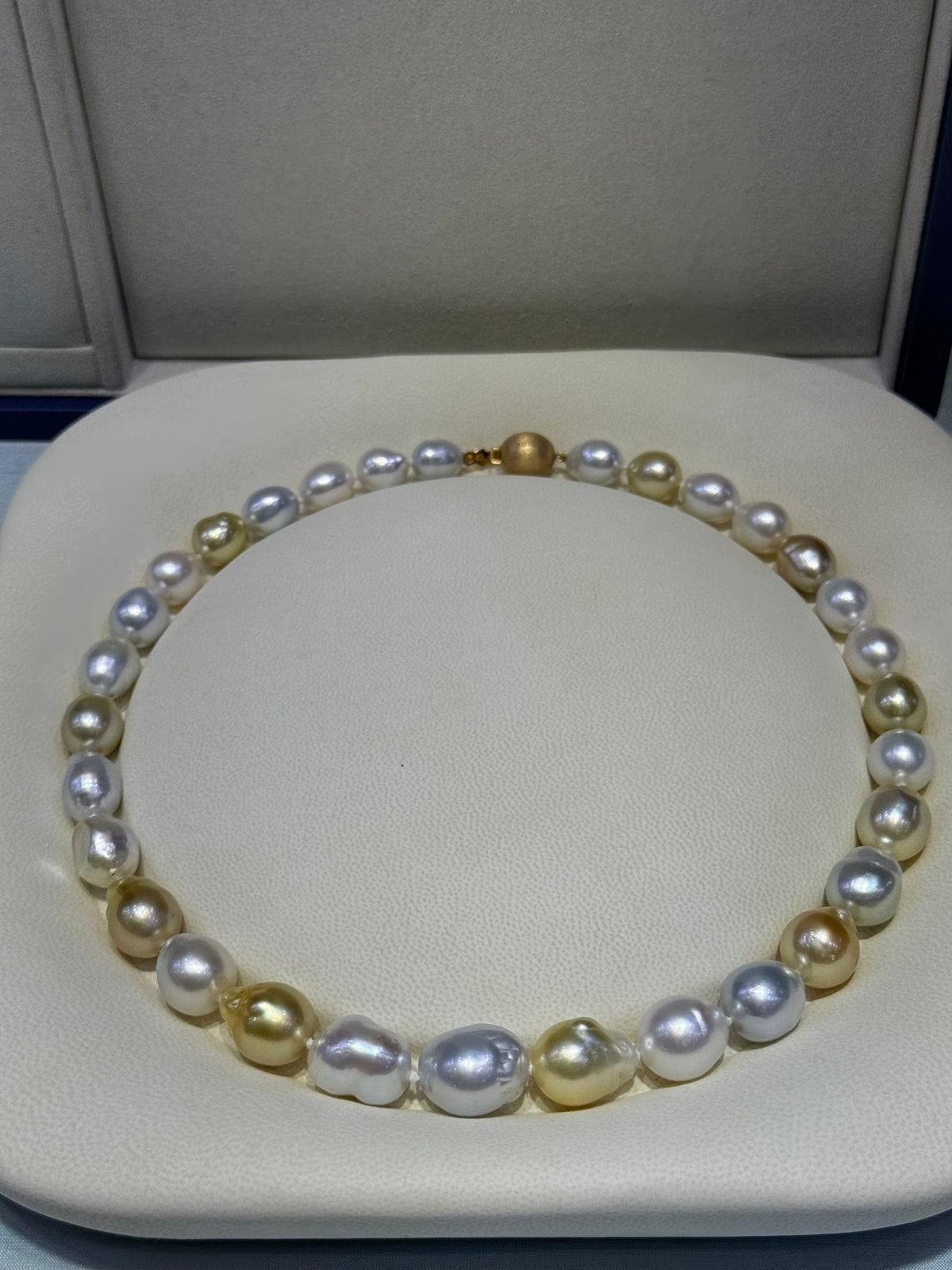 Baroque South Sea & Golden Pearl Strand Necklace - Aurum Jewels