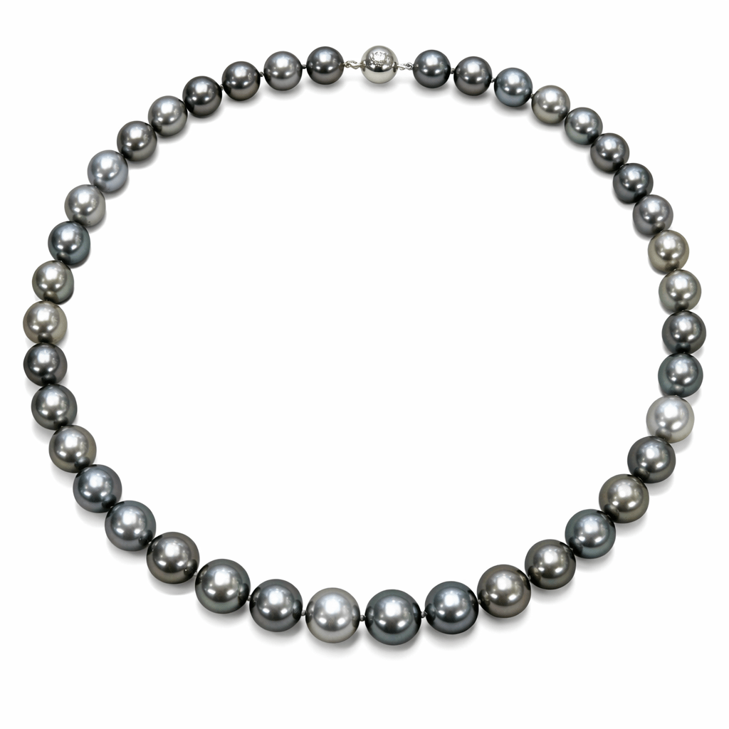 Black Tahitian Pearl Strand 10mm - 11mm - Aurum Jewels