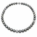 Black Tahitian Pearl Strand 10mm - 11mm - Aurum Jewels