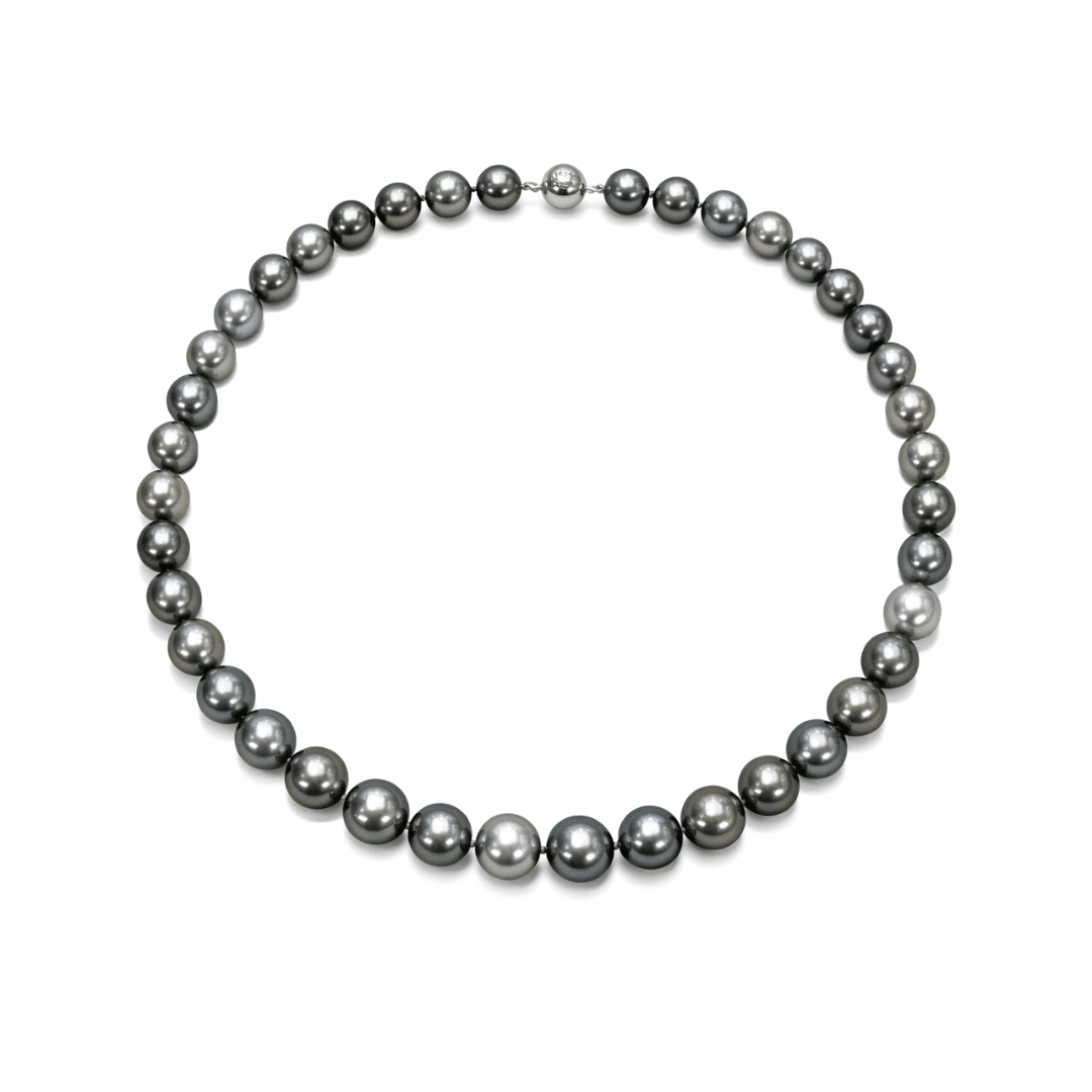 Black Tahitian Pearl Strand 10mm - 11mm - Aurum Jewels