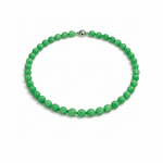 Chrysoprase Gemstone Beads Necklace - Aurum Jewels
