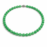 Chrysoprase Gemstone Beads Necklace - Aurum Jewels