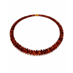 Dark Cognac Baltic Amber Strand 60cm - Aurum Jewels
