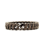 Demeglio Groumette Bracelet in Matte Black Titanium & Diamonds - Aurum Jewels