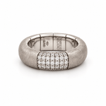 Demeglio Pura 18ct White Gold Ring with Diamonds - Aurum Jewels