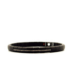 Demeglio Pura Luce Bracelet in Matte Black Ceramic & Diamonds - Aurum Jewels