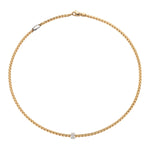 FOPE Flex'It Eka Gold Necklace with Diamonds - Aurum Jewels