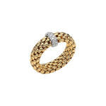 FOPE Flex'It Vendome Ring with Diamonds - Aurum Jewels