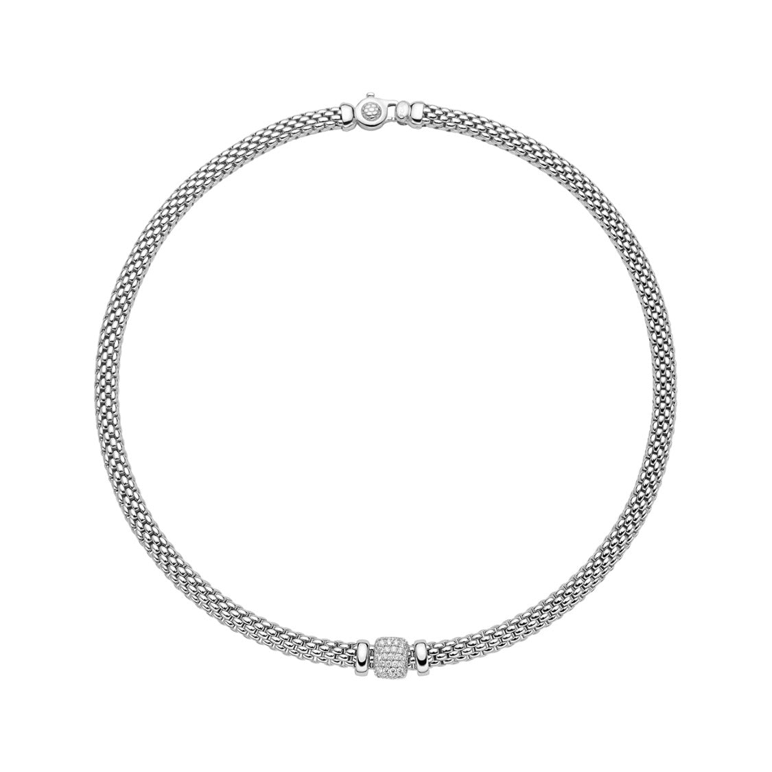 Fope Vendome White Gold Diamond Necklace - Aurum Jewels