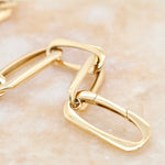 Gold Open Link Bracelet - Aurum Jewels
