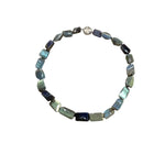 Labradorite Gemstone Bead Necklace - Aurum Jewels
