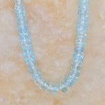Natural ‘German Cut’ Aquamarine Necklace - Aurum Jewels