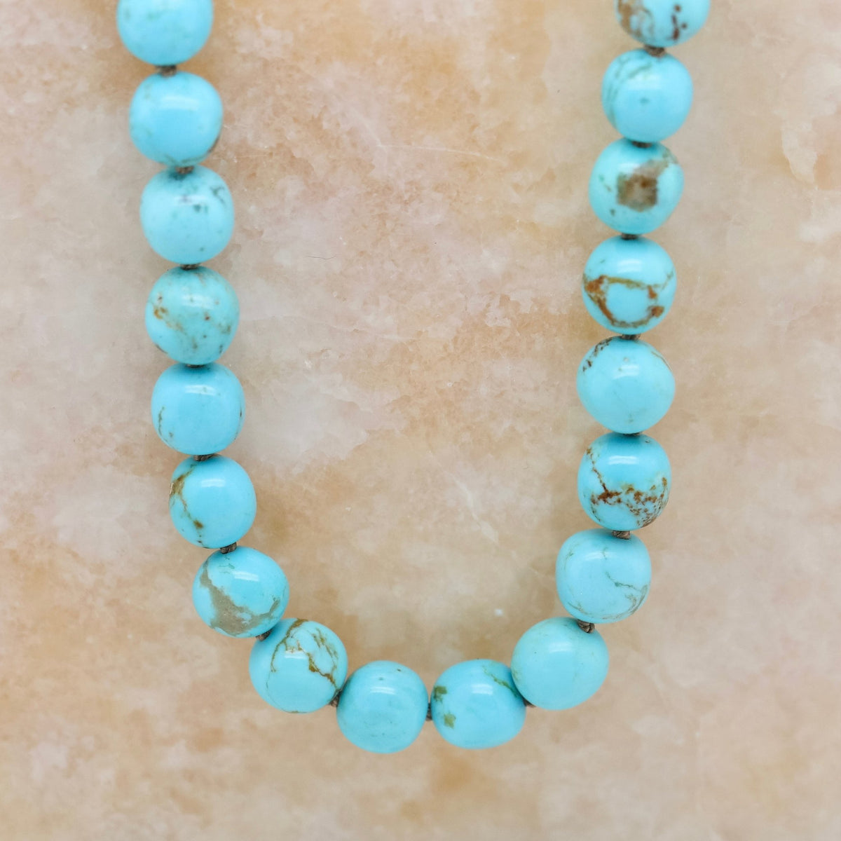 Natural Kingman Turquoise Necklace - Aurum Jewels