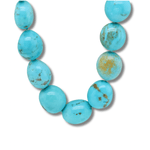 Natural Kingman Turquoise Nugget Necklace - Aurum Jewels