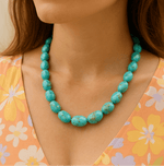 Natural Kingman Turquoise Nugget Necklace - Aurum Jewels