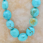 Natural Kingman Turquoise Nugget Necklace - Aurum Jewels