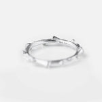 Ole Lynggaard 18ct White Gold Nature Band with Diamonds - Aurum Jewels