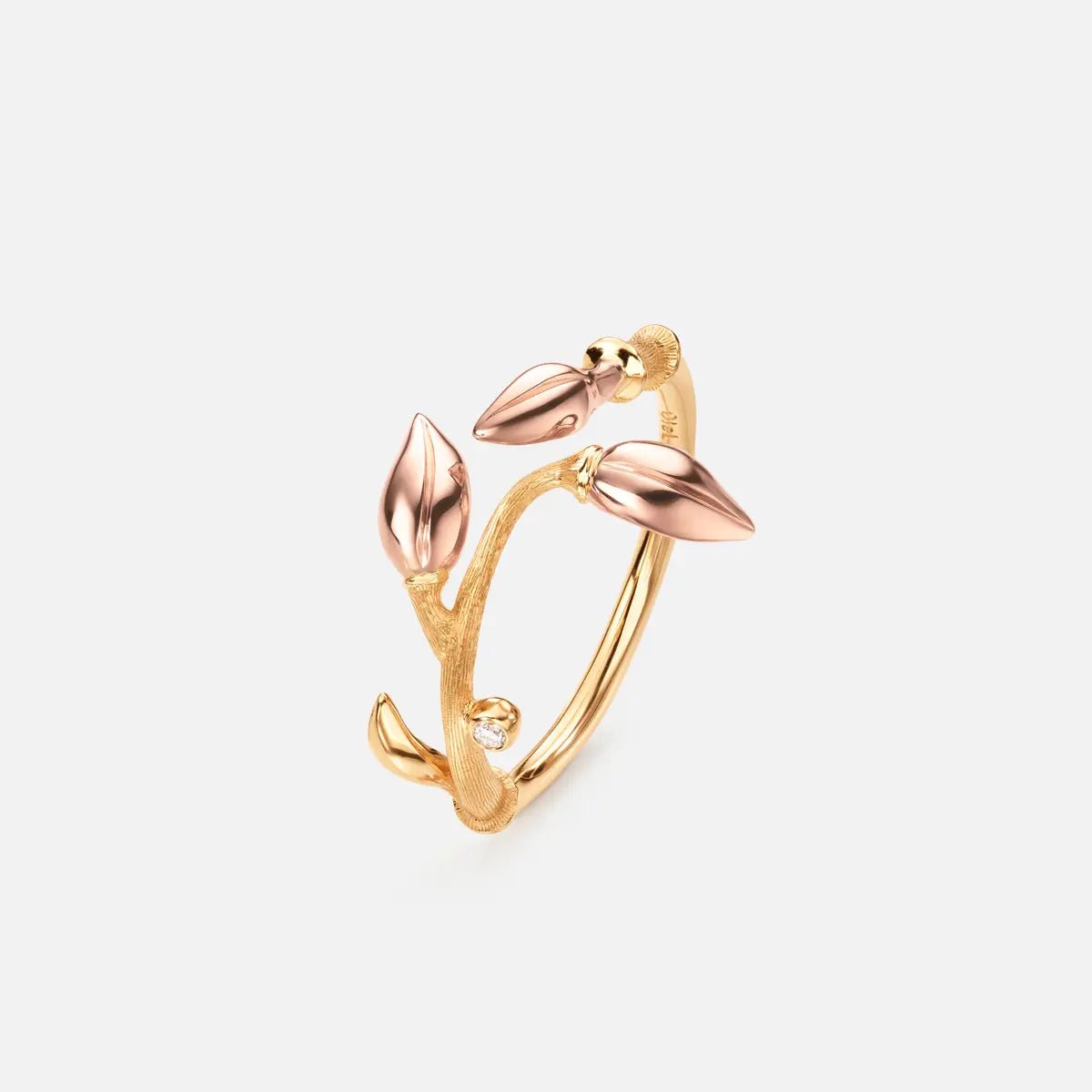 Ole Lynggaard Blooming Gold Leaves Ring - Aurum Jewels