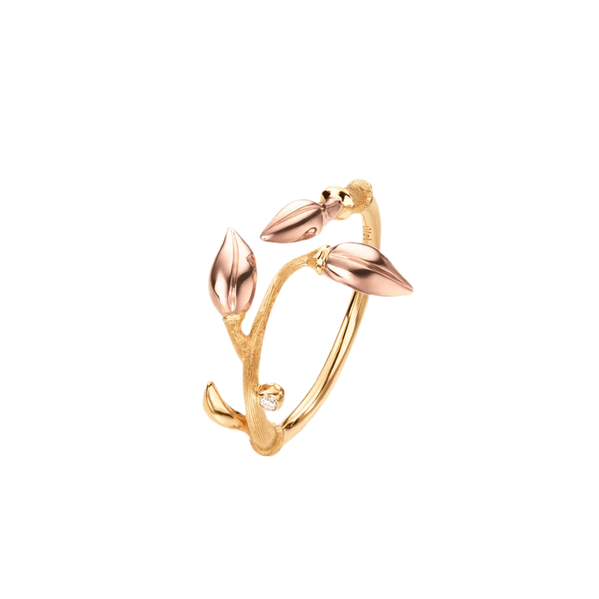 Ole Lynggaard Blooming Gold Leaves Ring - Aurum Jewels