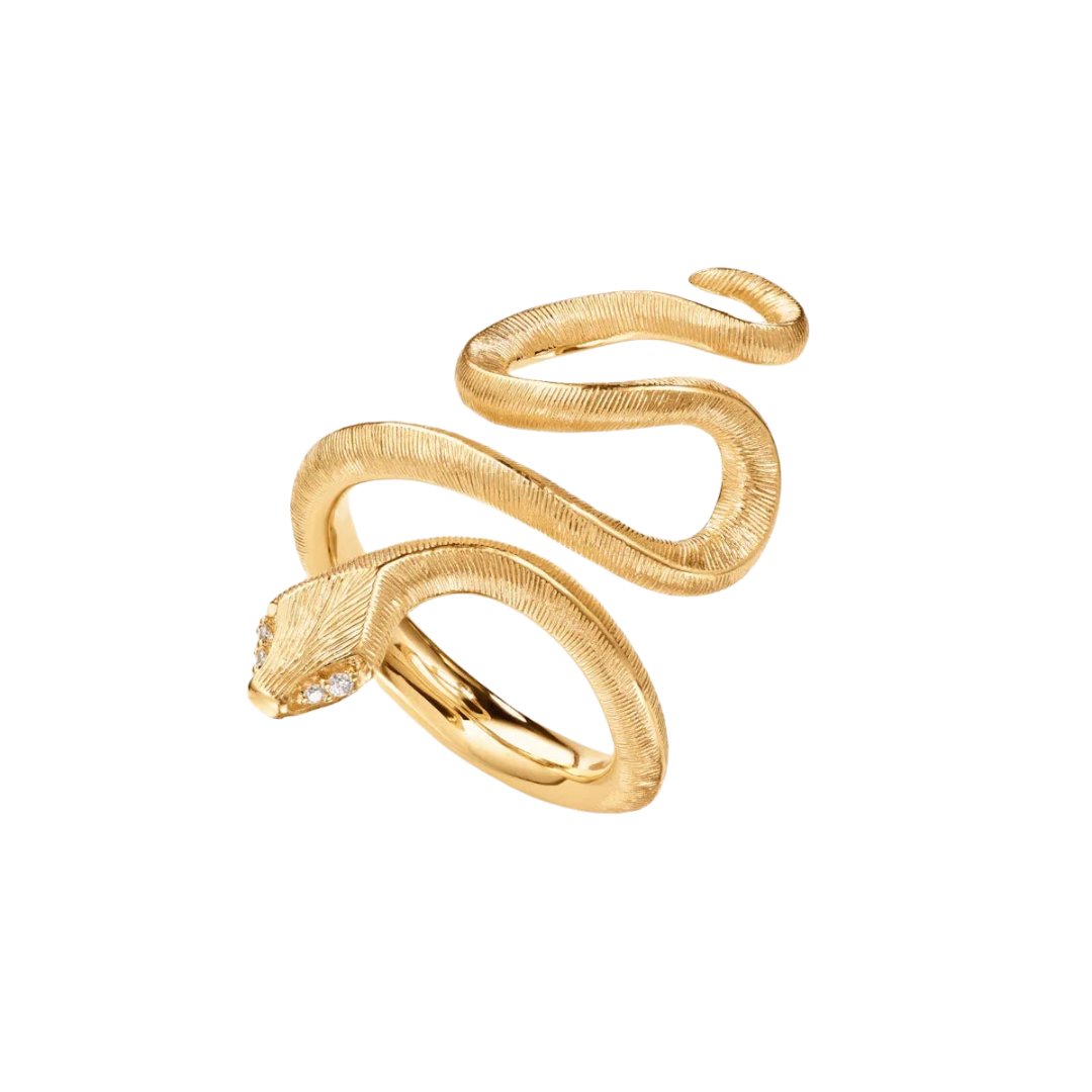 Ole Lynggaard Gold Snake Ring - Aurum Jewels