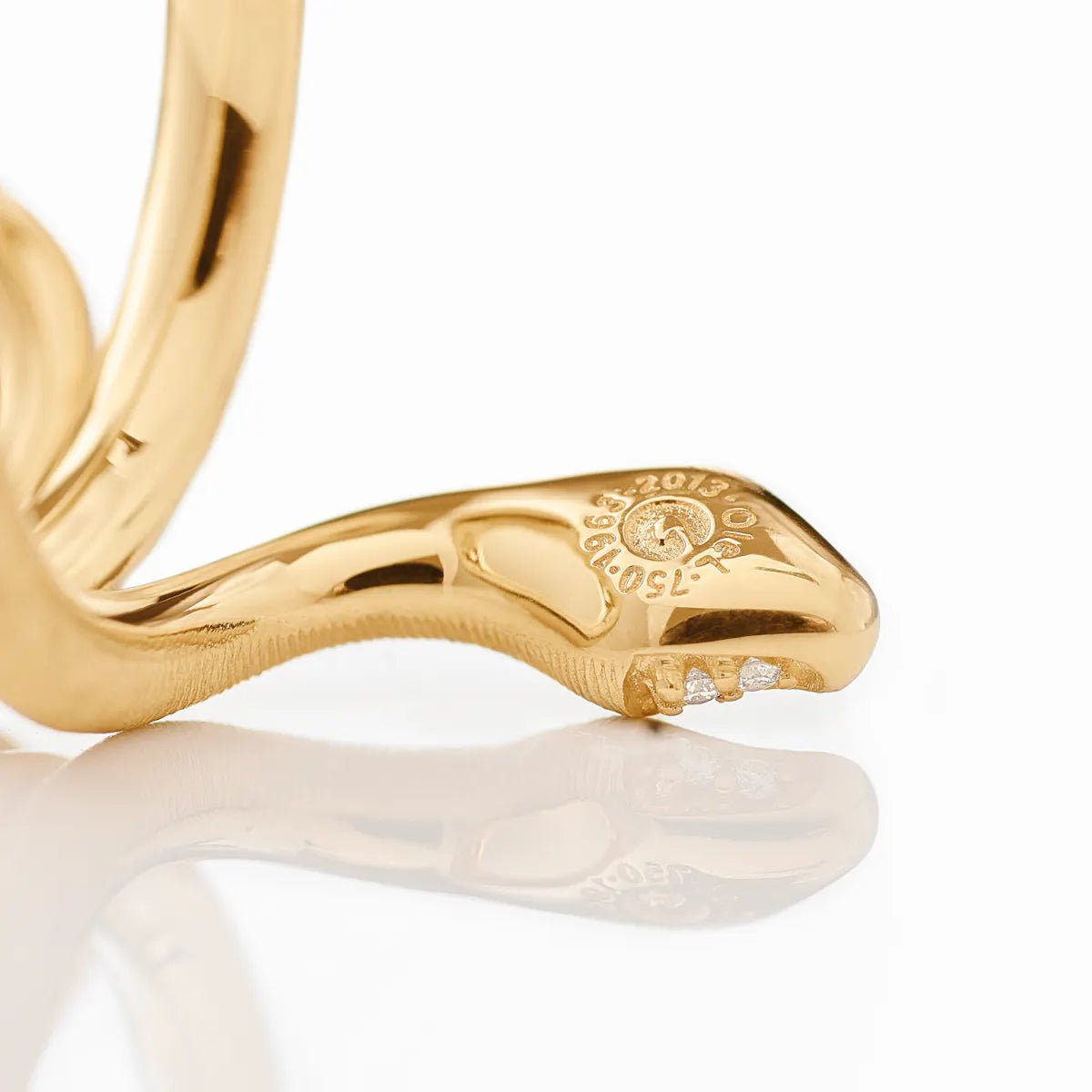 Ole Lynggaard Gold Snake Ring - Aurum Jewels