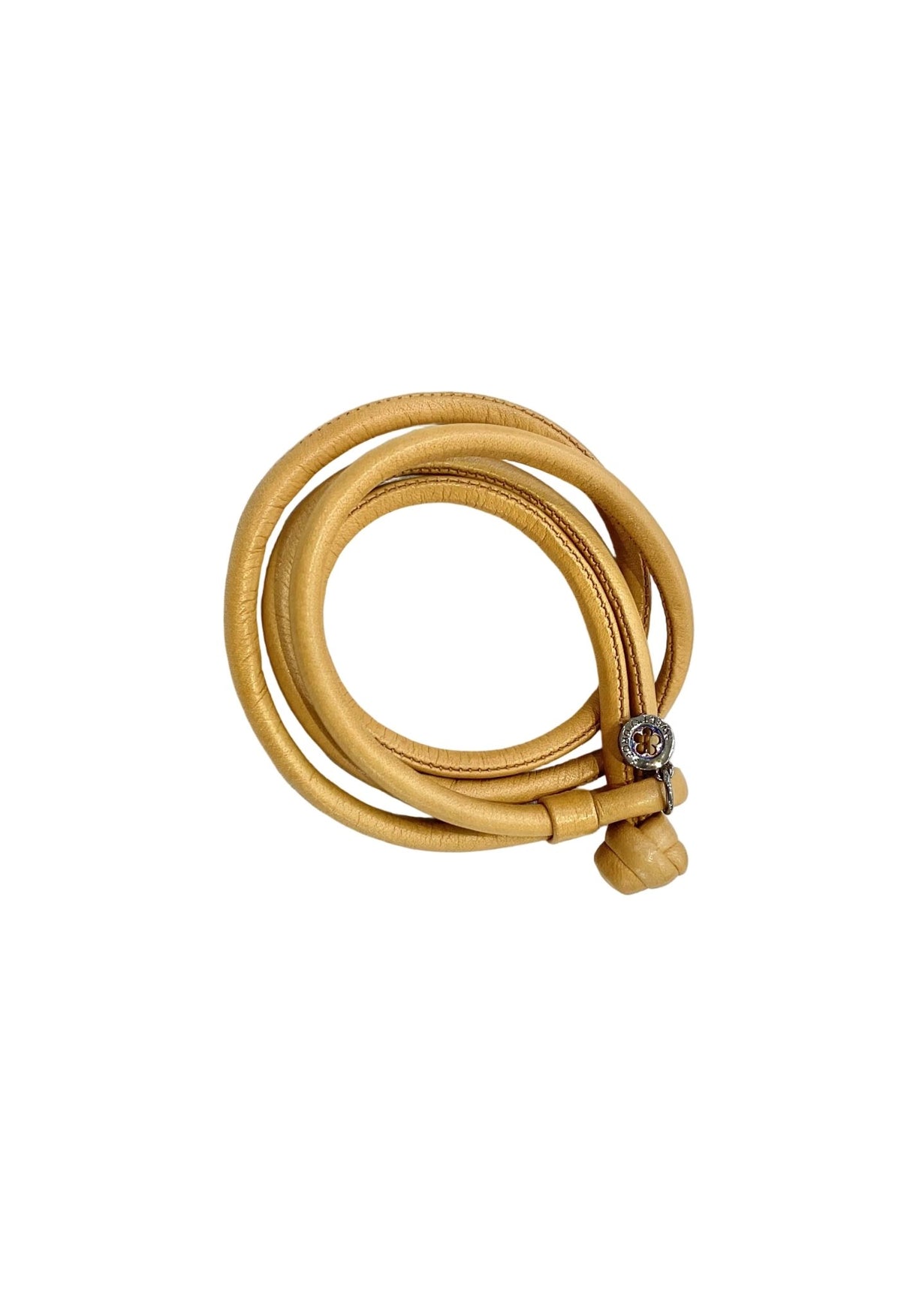 Ole Lynggaard Leather Bracelets in Camel - Aurum Jewels