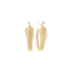 Ole Lynggaard Leaves Creole Gold Earrings - Aurum Jewels