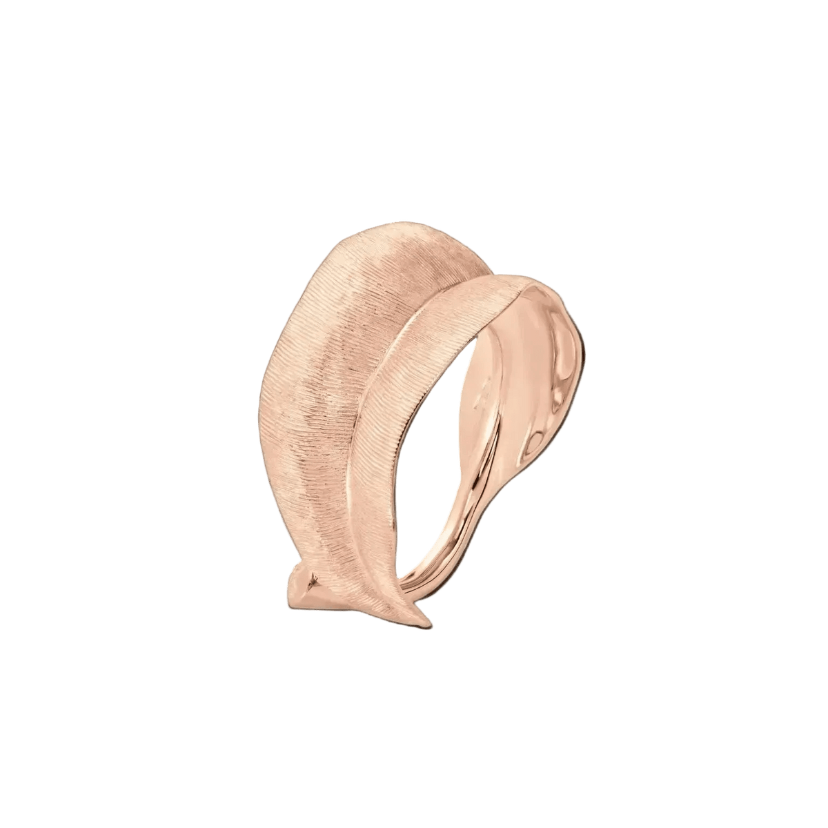 Ole Lynggaard Leaves Medium Rose Gold Ring - Aurum Jewels