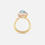 Ole Lynggaard Lotus 2 Ring Sky Blue Topaz - Aurum Jewels
