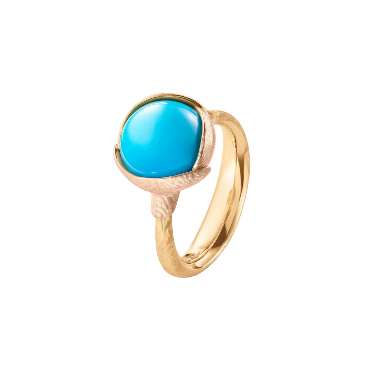 Ole Lynggaard Lotus 2 Ring Turquiose - Aurum Jewels