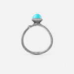 Ole Lynggaard Lotus Ring in Silver & Turquoise - Aurum Jewels