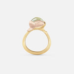 Ole Lynggaard Lotus Ring with Aquamarine - Aurum Jewels