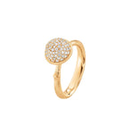 Ole Lynggaard Lotus Ring with Pave Diamonds - Aurum Jewels