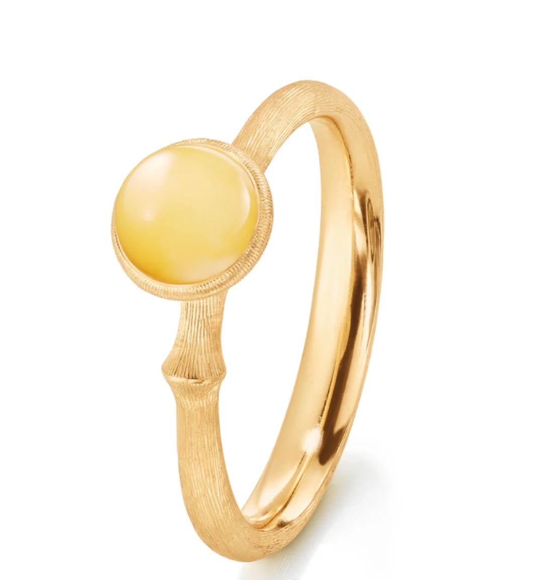 Ole Lynggaard Lotus Tiny Amber - Aurum Jewels